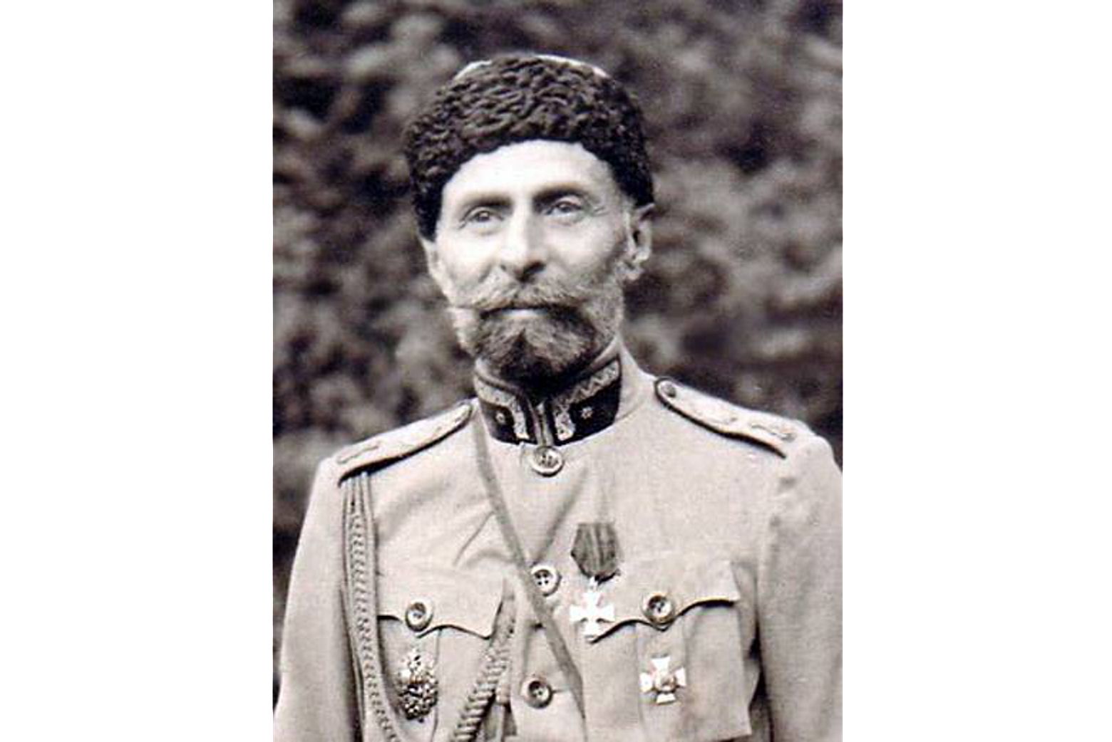 Командующий грузинской армией генерал-майор князь Георгий Квинитадзе